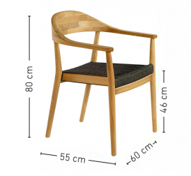 Кресло деревянное плетеное-thumbs-Фото3