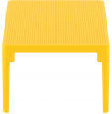 Столик пластиковый журнальный Siesta Contract Sky Lounge Table сталь, пластик желтый Фото 5