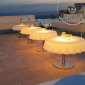 Стол пластиковый светящийся SLIDE Fizzz Lighting металл, полиэтилен белый Фото 4