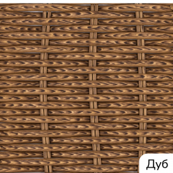 Диван двухместный плетеный с подушкой-thumbs-Фото4