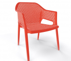Кресло пластиковое Gaber Minush Relax технополимер красный Фото 1