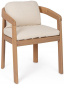 Кресло деревянное с обивкой Garden Relax Pablo акация, олефин Фото 1