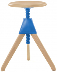 Табурет полубарный деревянный-thumbs-Фото1