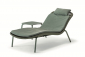 Лежак плетеный Grattoni Leaf алюминий, роуп, олефин зеленый Фото 5