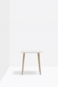 Столик журнальный PEDRALI Malmo ясень, компакт-ламинат HPL беленый ясень, белый Фото 5