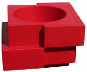 Кашпо пластиковое Cubic Yo Standard