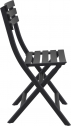 Стул пластиковый складной Siesta Contract Helen стеклопластик, полипропилен черный Фото 8