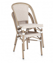 Стул металлический плетеный Garden Relax Silveira алюминий, искусственный ротанг бежевый Фото 7