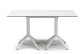 Подстолье двойное металлическое складное Scab Design Nemo Double алюминий белый Фото 5