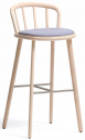 Стул барный с обивкой PEDRALI Nym ясень, сталь, ткань Фото 1