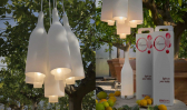 Светильник дизайнерский Karman Baco Suspension Lamp 6  стекло белый Фото 2