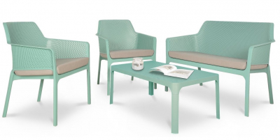 Комплект пластиковой мебели Nardi Net Relax стеклопластик ментоловый Фото 4