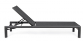 Шезлонг-лежак текстиленовый Garden Relax Skipper алюминий, текстилен антрацит Фото 3