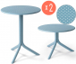 Комплект пластиковых столов Nardi Step + Step Mini Set 2 стеклопластик голубой Фото 1