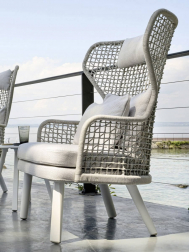 Кресло плетеное с высокой спинкой-thumbs-Фото1