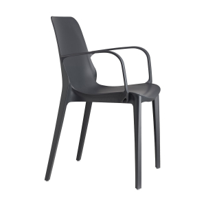 Комплект пластиковых кресел Scab Design Ginevra Set 4 стеклопластик антрацит Фото 5