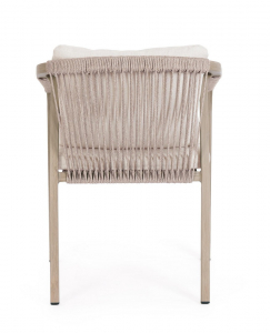 Кресло плетеное с подушками Garden Relax Kalimera алюминий, роуп, олефин древесный Фото 3