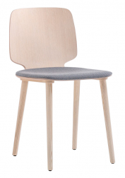 Стул деревянный с мягким сиденьем-thumbs-Фото1