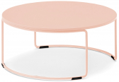 Столик кофейный металлический PEDRALI Circuit Outdoor сталь розовый Фото 1