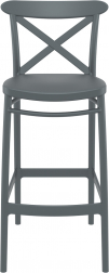 Стул пластиковый барный Cross Bar 75