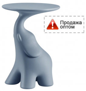Столик пластиковый кофейный Qeeboo Pako полиэтилен светло-синий Фото 1