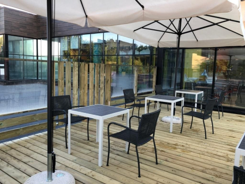 Летняя веранда Hauscraft в ТРЦ 