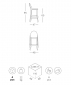 Стул полубарный пластиковый Scab Design Piu стеклопластик антрацит Фото 2