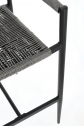 Кресло плетеное барное Garden Relax Jandia алюминий, роуп антрацит, серый Фото 9