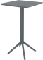 Комплект пластиковых барных складных столов Siesta Contract Sky Folding Bar Table 60 Set 4 сталь, пластик темно-серый Фото 7