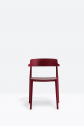 Кресло деревянное PEDRALI Nemea алюминий, ясень, фанера красный Фото 5