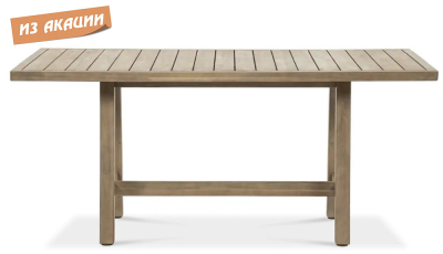 Стол деревянный обеденный Tagliamento Ravona 1700 акация натуральный Фото 1