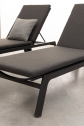 Шезлонг-лежак металлический Garden Relax Jalisco алюминий, текстилен, акрил антрацит, темно-серый Фото 9