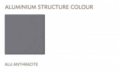 Столик металлический кофейный Grattoni Bahamas тик, алюминий натуральный, антрацит Фото 3