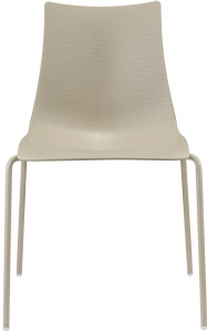 Стул пластиковый Scab Design Bella Intrecciata сталь, технополимер лен, тортора Фото 1