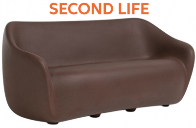 Reborn Second Life Диван пластиковый двухместный