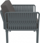 Кресло пластиковое с подушками Siesta Contract Portofino Lounge стеклопластик, полипропилен, полиэстер темно-серый, темно-серый Фото 9