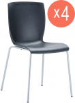 Комплект пластиковых стульев Mio Set 4