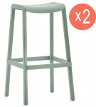 Комплект пластиковых барных табуретов Dome Set 2