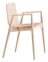 Кресло деревянное PEDRALI Malmo ясень, фанера беленый ясень Фото 1