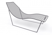 Шезлонг-лежак металлический Gaber Link Lounge металл серый Фото 1