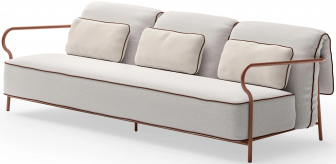 Диван трехместный с подушками-thumbs-Фото1