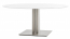 Стол ламинированный PEDRALI Inox Table нержавеющая сталь, компакт-ламинат HPL матовый стальной, белый Фото 1