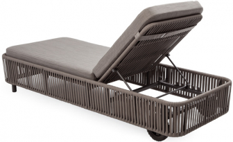 Шезлонг металлический с матрасом-thumbs-Фото4