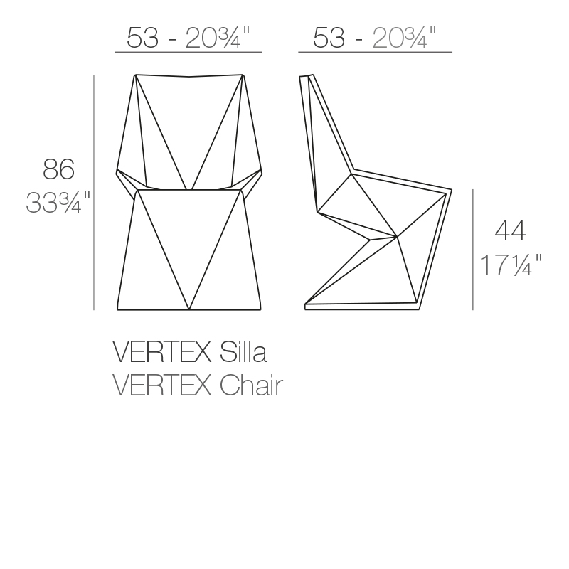 Стул пластиковый Vertex Basic
