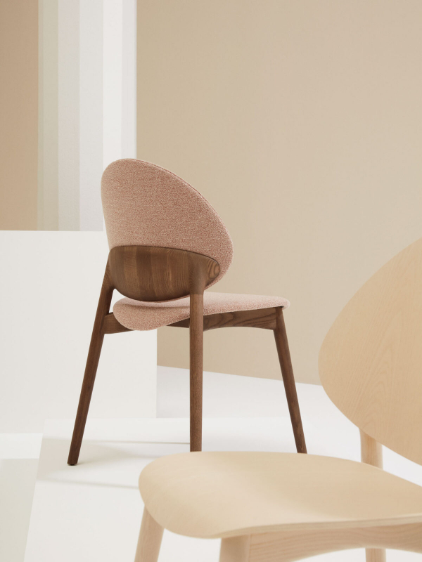 Стул деревянный с обивкой Fleuron