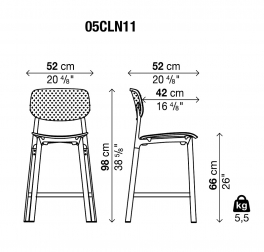 Стул полубарный пластиковый-thumbs-Фото3