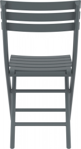 Комплект пластиковой складной мебели Siesta Contract Helen стеклопластик, полипропилен темно-серый Фото 7
