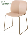 Стул пластиковый на полозьях Mentha Go Green