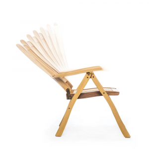 Кресло деревянное складное WArt Salt ироко Фото 2