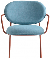 Кресло металлическое с обивкой-thumbs-Фото1